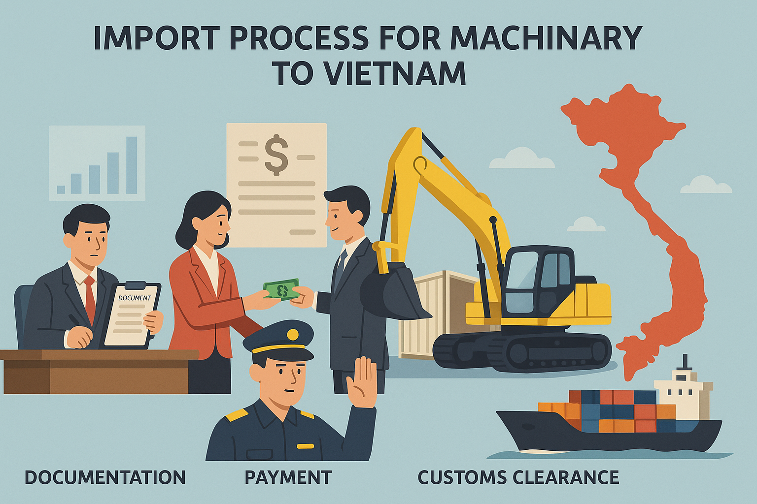 Thủ Tục Nhập Khẩu Máy Móc Mới 100% Về Việt Nam: Bí Quyết Thành Công